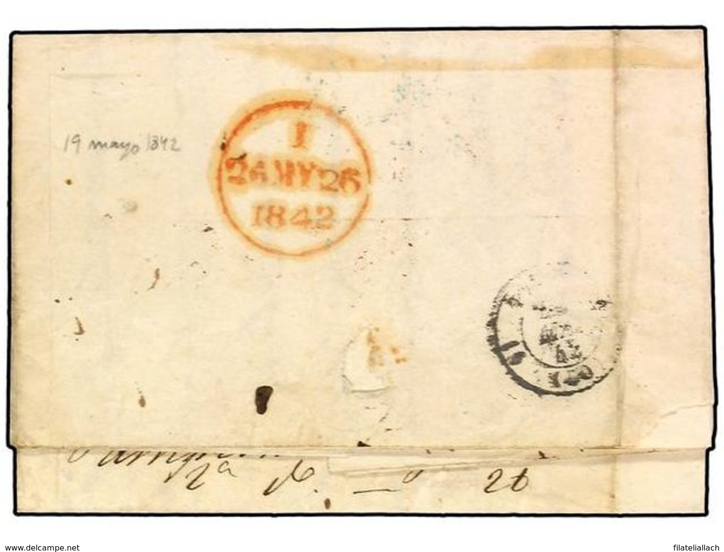 SPAIN: PREPHILATELIC MARKS  DP06 NAVARRA - ...-1850 Prefilatelia