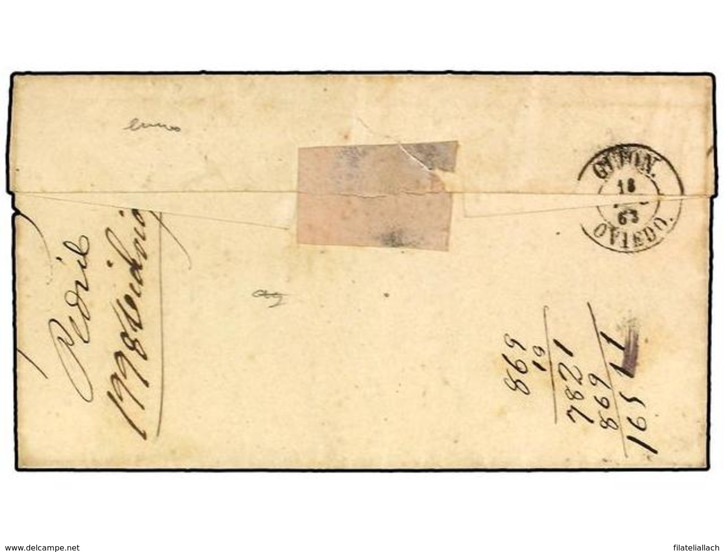 SPAIN: PREPHILATELIC MARKS  DP06 NAVARRA - ...-1850 Prefilatelia