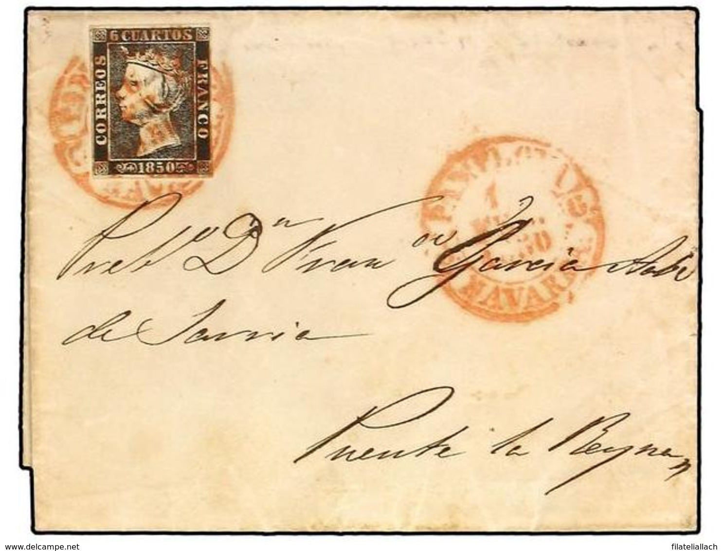 SPAIN: PREPHILATELIC MARKS  DP06 NAVARRA - ...-1850 Prefilatelia