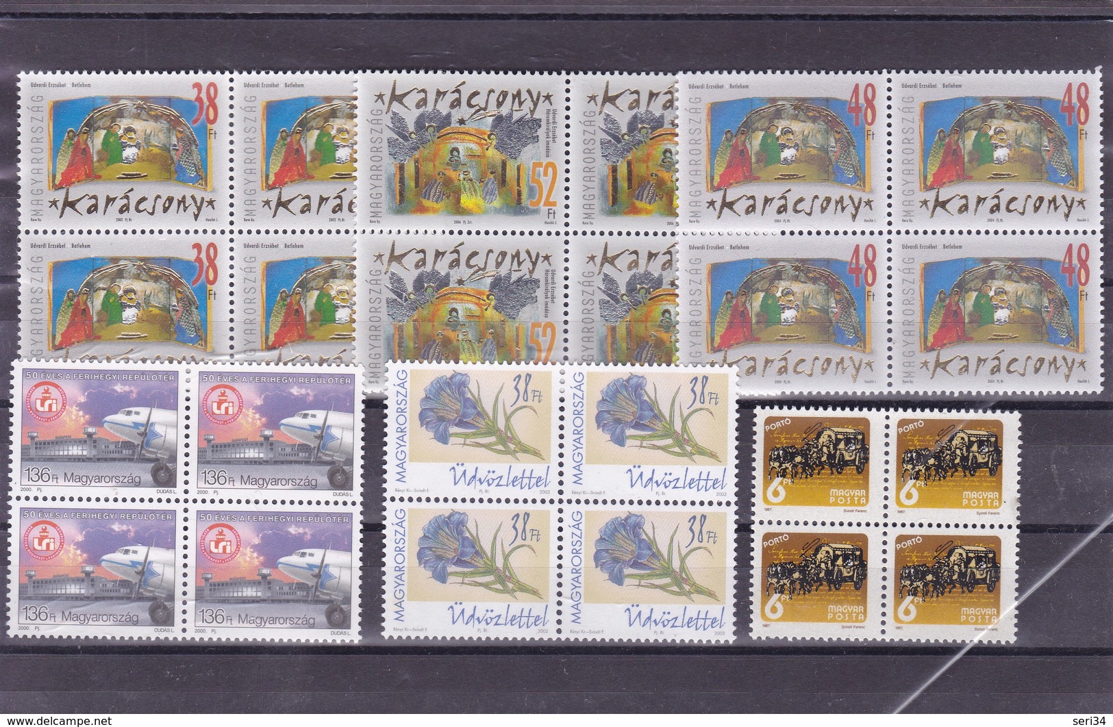 HONGRIE : Y&T : Lot De 6 Blocs De 4 Timbres ** - Neufs