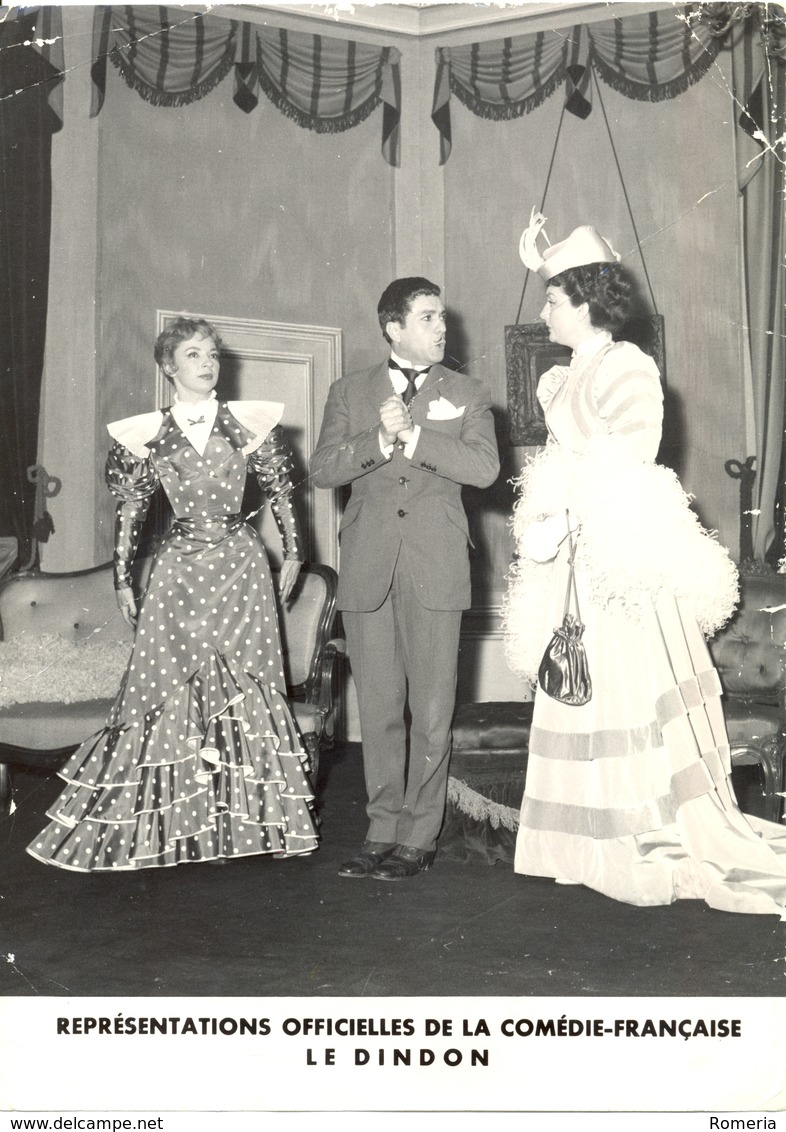 Théâtre - Comédie Francaise - 1962 - "Le Dindon De Georges Feydeau" - Photo De Scène Originale - Célébrités