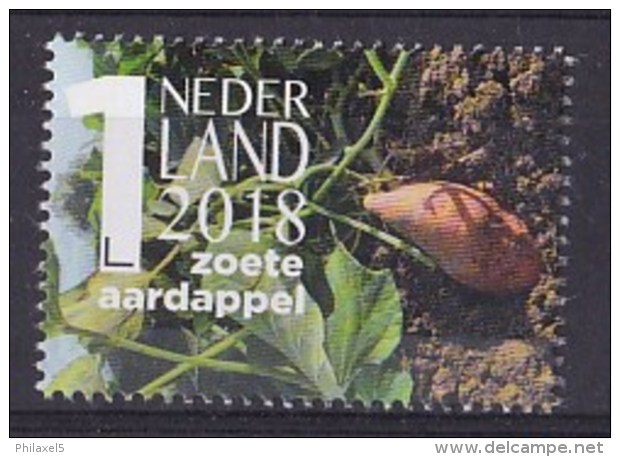 Nederland - 19 Oktober 2018 - Mijn Groentetuin - Zoete Aardappel/patate Douce/sweet Potato/Süßkartoffel - MNH - Unused Stamps