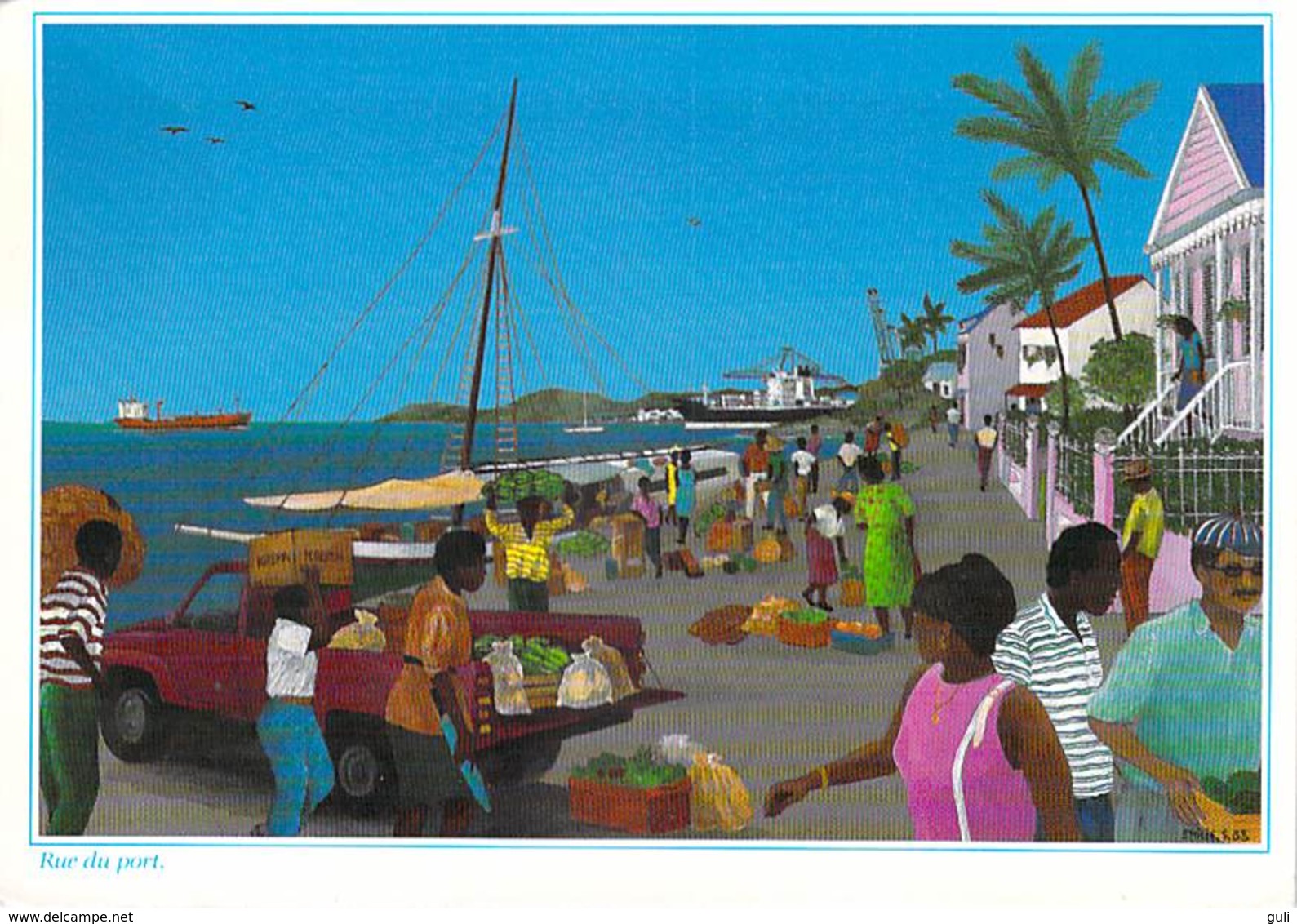 Images Des ANTILLES  Lot De 6 Cartes Cpm-scans R/v Des 6  Cartes- *PRIX FIXE - Autres & Non Classés