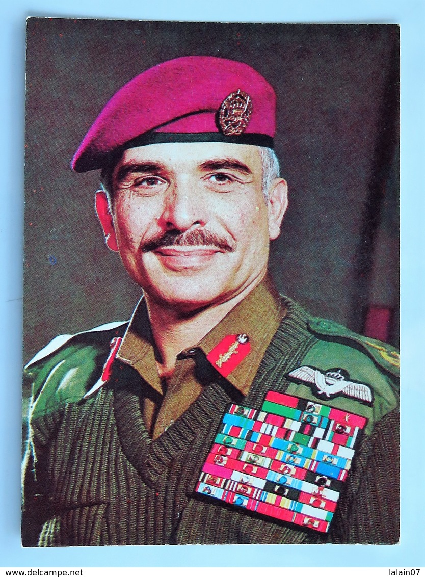 C.P.A. : JORDANIE : Roi HUSSEIN ,Mai 1987 - Jordanie