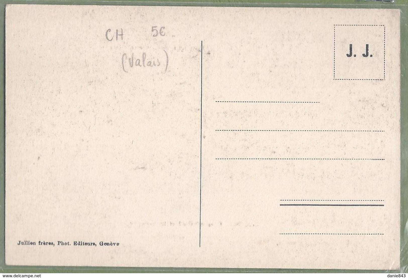 CPA - SUISSE - VALAIS - PRAZ DE FORT ET DE CATOGNE - éditeur J.J. / 2551 - Other & Unclassified