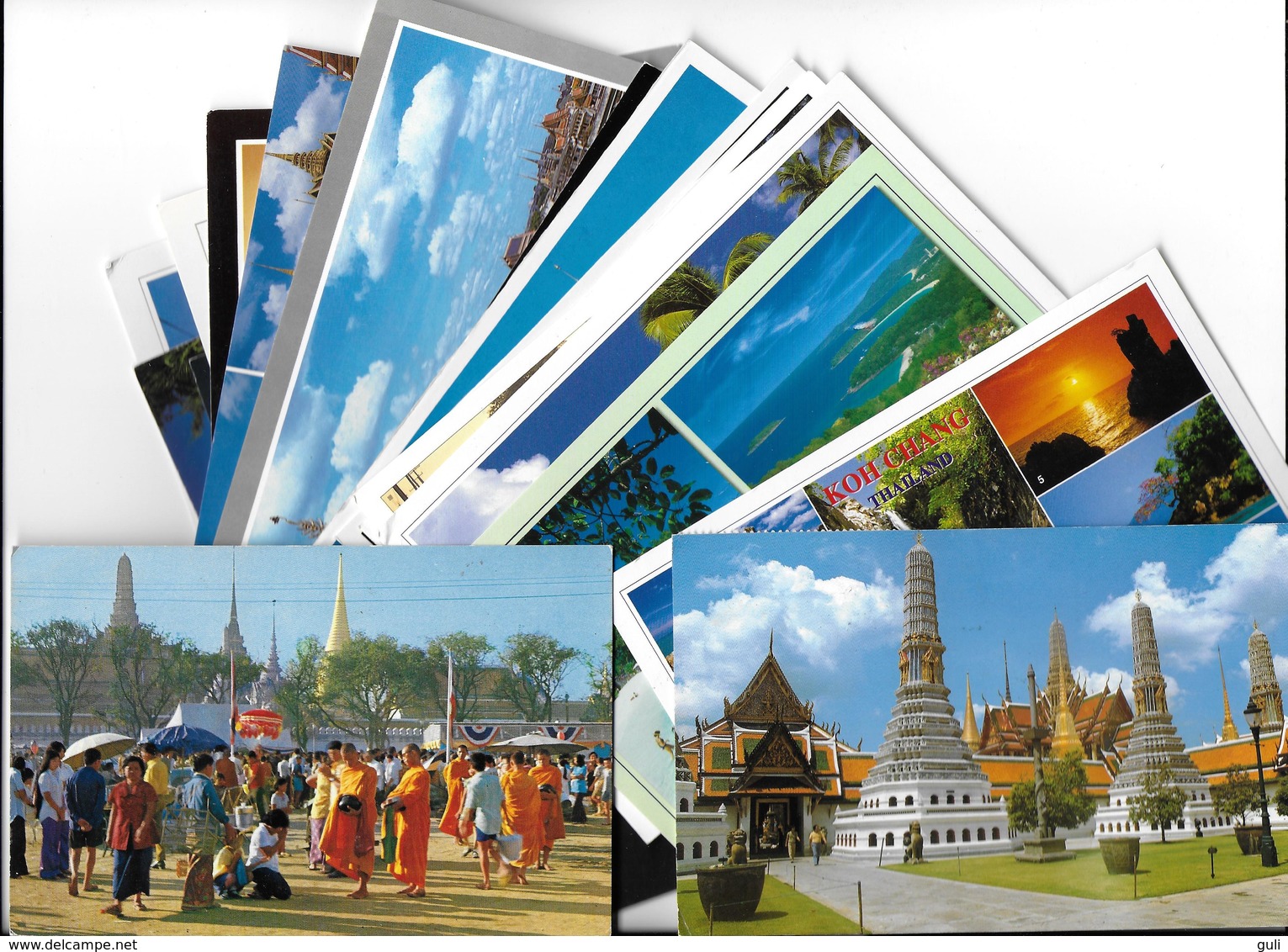 Asie  THAILAND Thaïlande   Lot De 24 Cartes Cpm -scans R / V  24 Cartes - TIMBRE STAMP THAILAND - Thaïlande