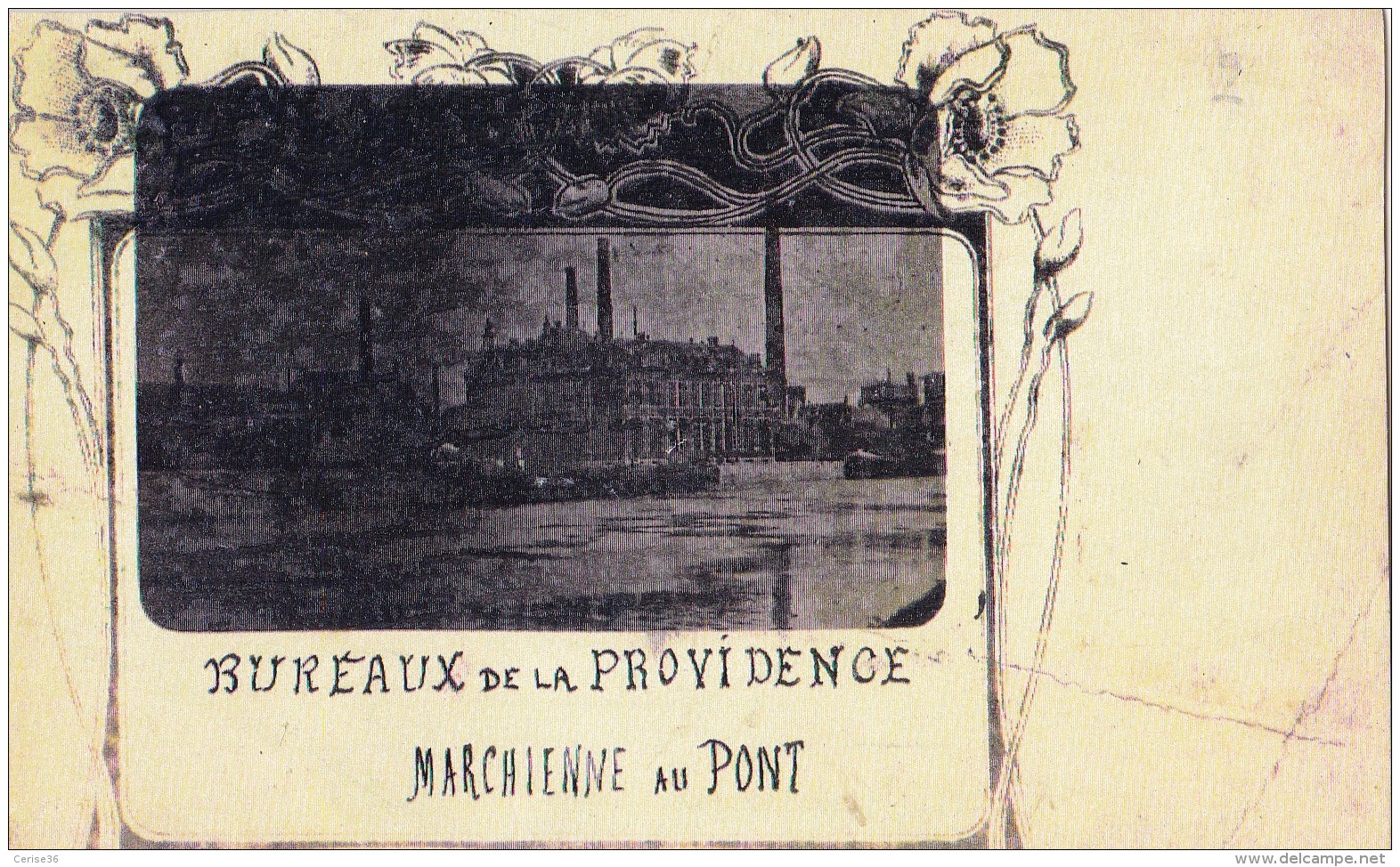 Marchienne-au-Pont Bureaux De La Providence Circulée En 1905 - Autres & Non Classés