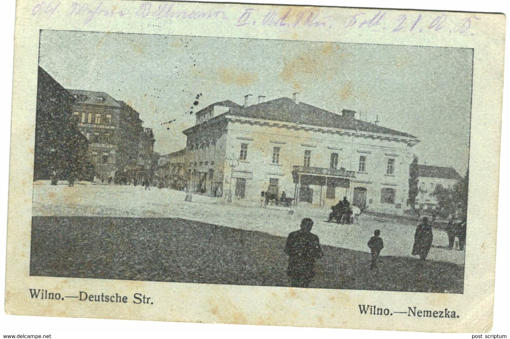 Vilnius - Wilno Deutsche Strasse - Nemezka - Lituanie