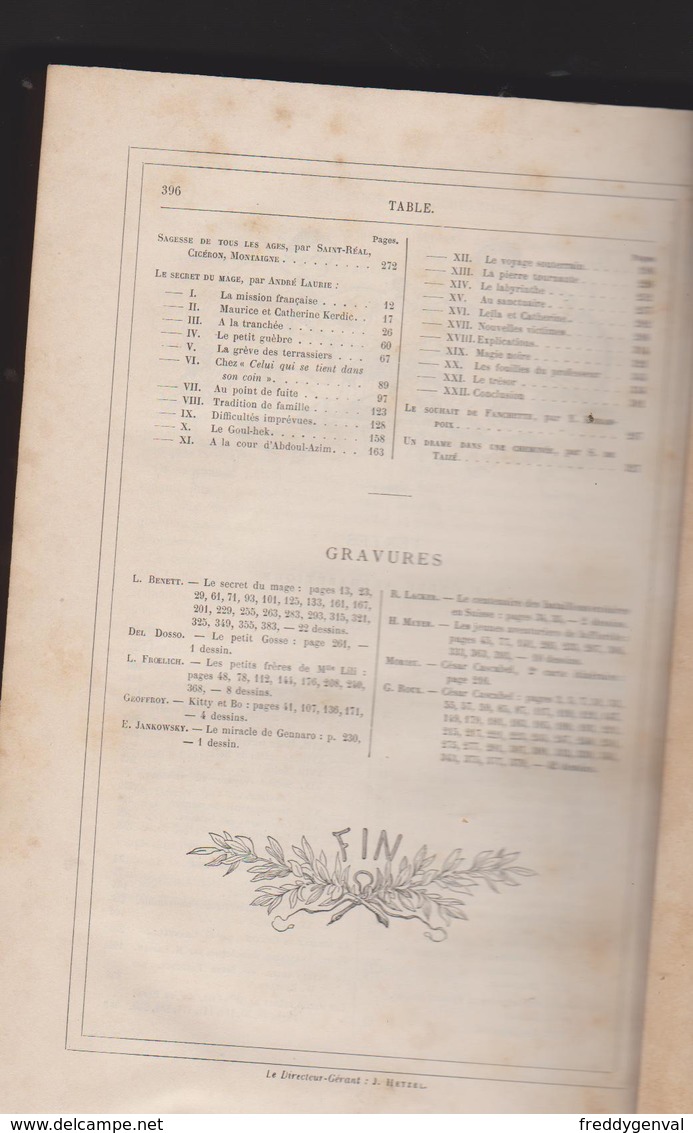 MAGASIN D'EDUCATION ET DE RECREATION  1890 - Autres & Non Classés