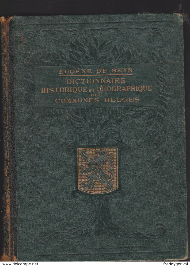 DICTIONNAIRE HISTORIQUE ET GEOGRAPHIQUE DES COMMUNES BELGES - Autres & Non Classés