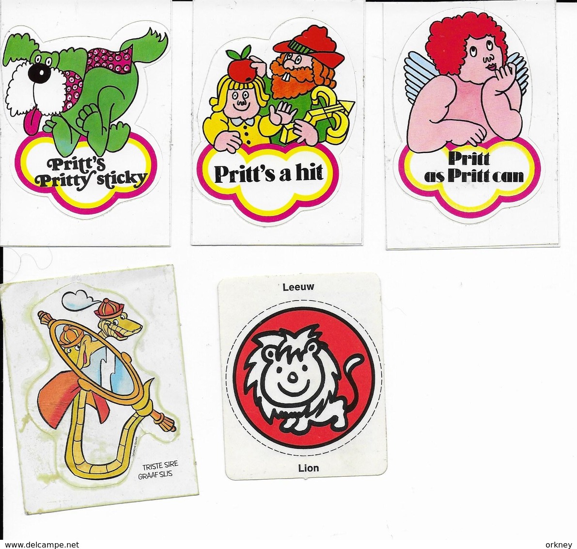 Stickers  5 Stuks Pritt's - Autres & Non Classés