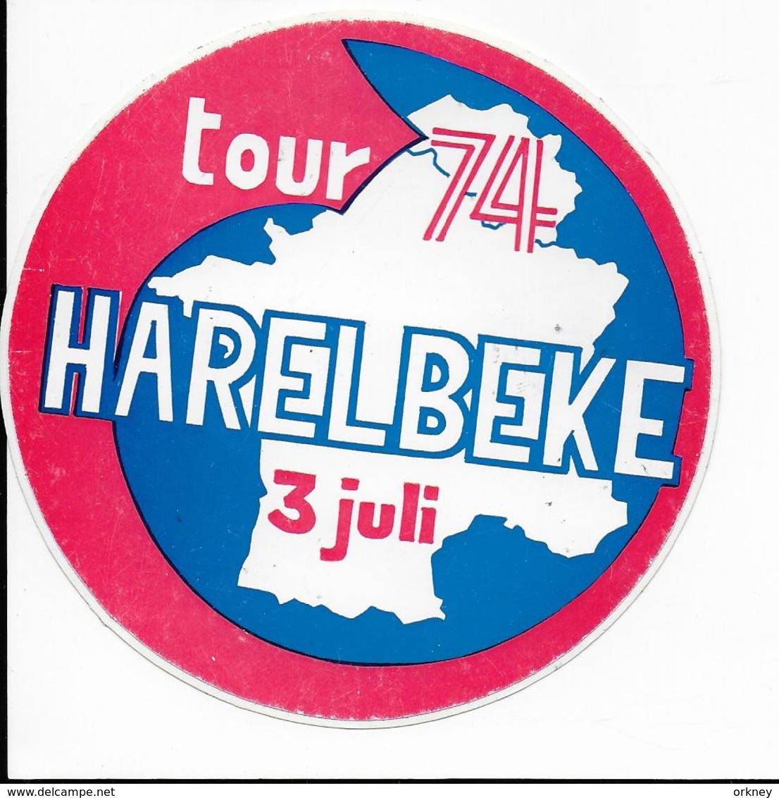 Stickers  1 Stuks Harelbeke - Autres & Non Classés
