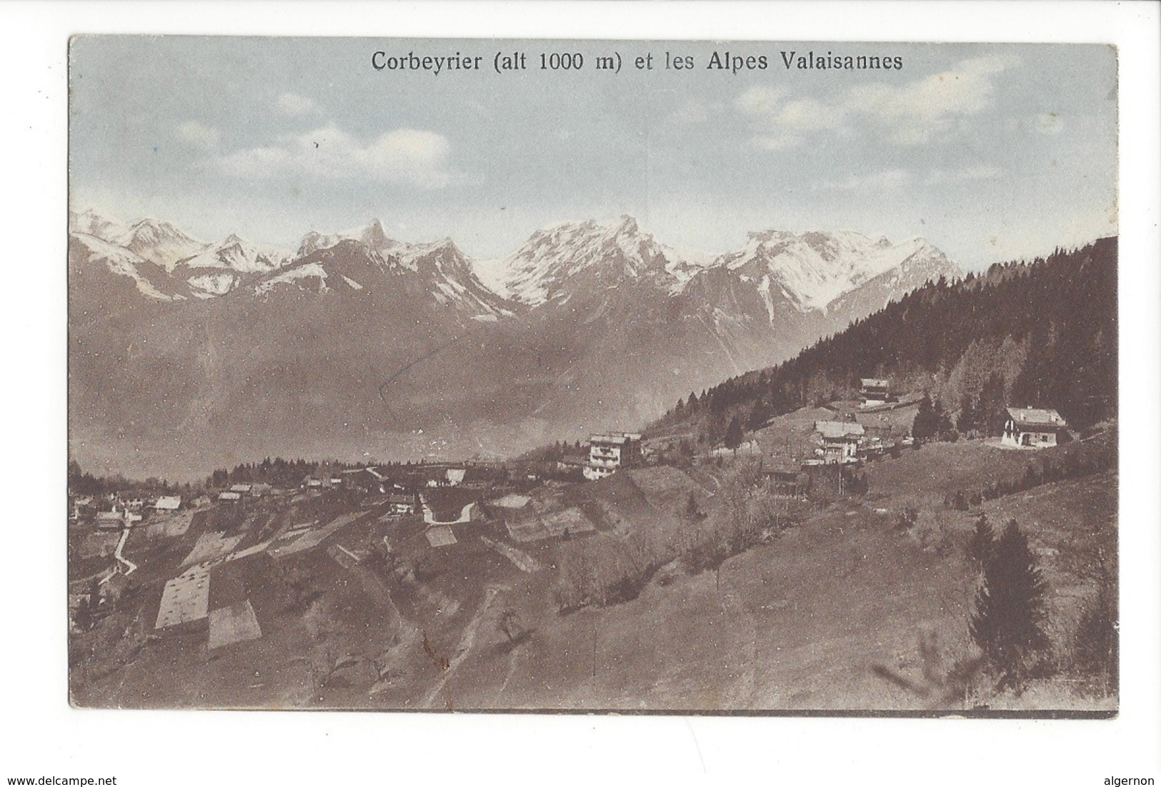 20639 - Corbeyrier Et Les Alpes Valaisannes - Corbeyrier