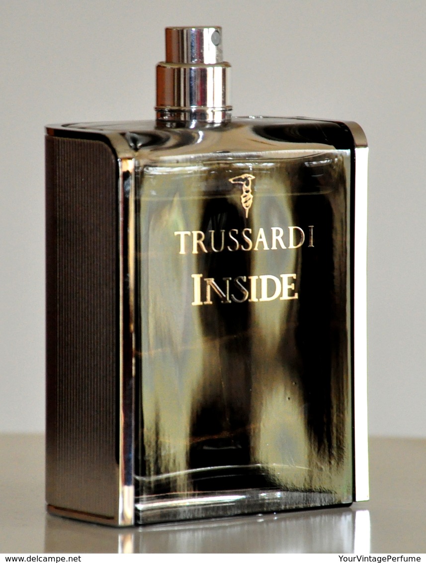 Trussardi Inside For Men Eau De Toilette Edt 100ml 3.4 Fl. Oz. Perfume For Men Rare Vintage Old 2006 - Hombre