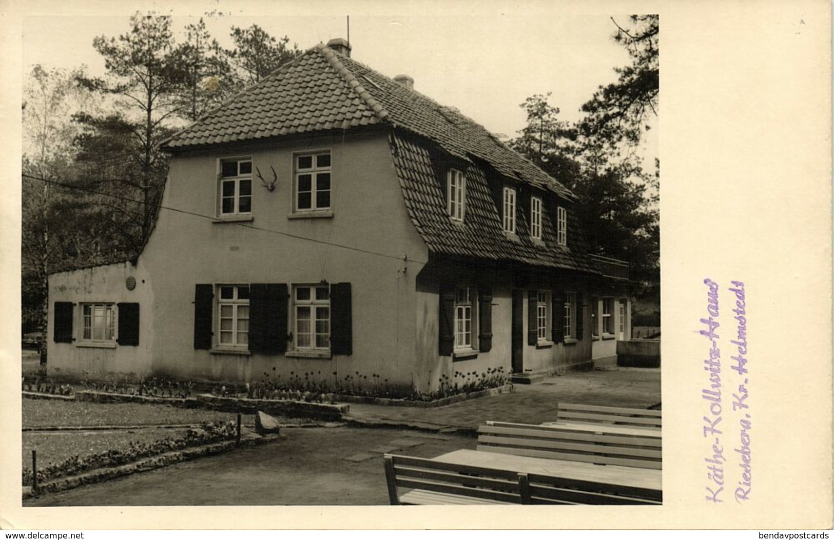 RIESEBERG, Kr. Helmstedt, Käthe-Kollwitz-Haus (1962) AK - Helmstedt