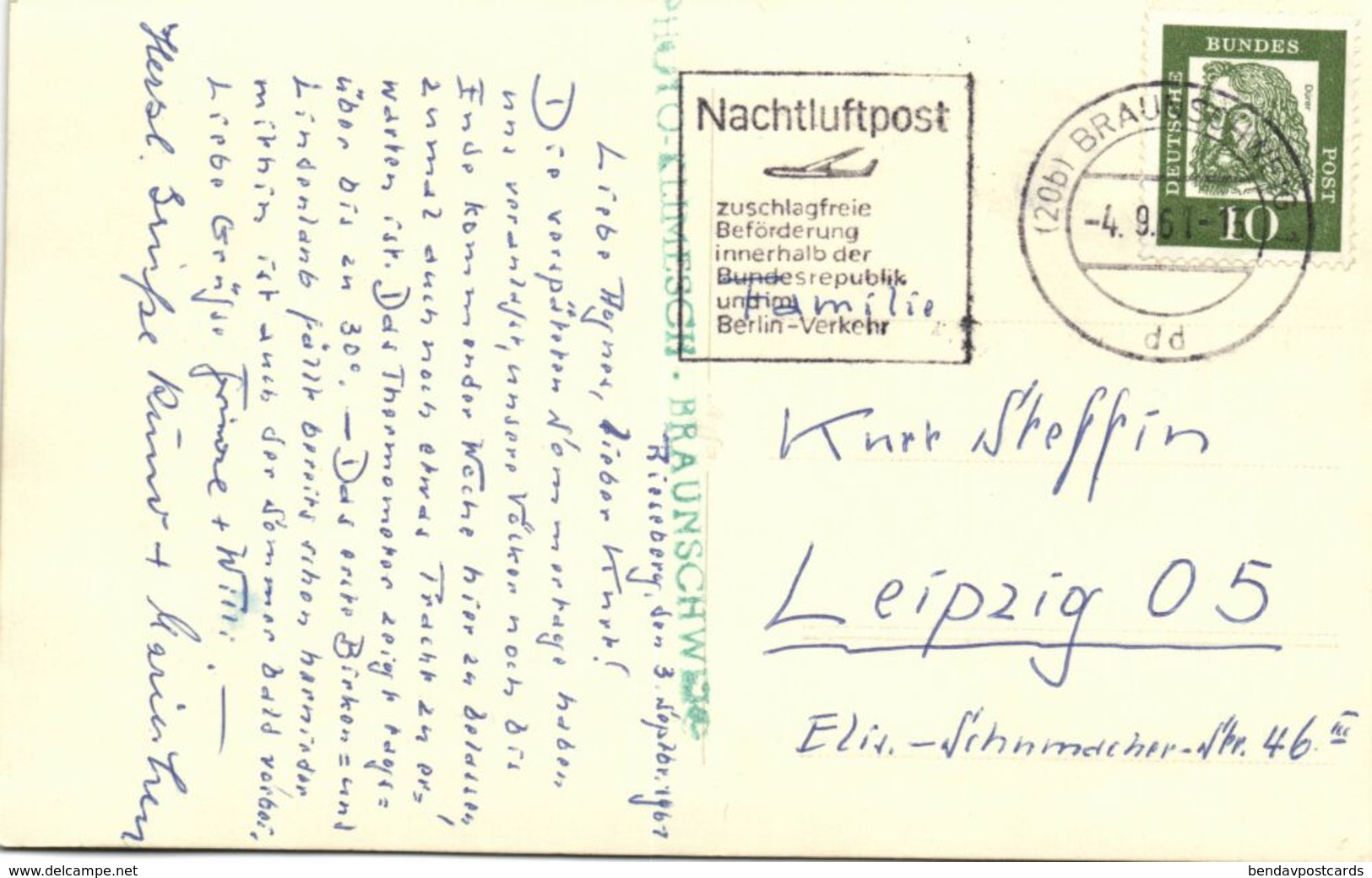RIESEBERG, Kr. Helmstedt, Käthe-Kollwitz-Haus (1961) AK - Helmstedt