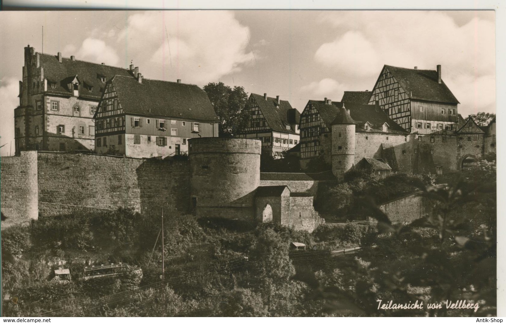 Vellberg V. 1963  Teil-Ansicht Mit Gasthof Zum Ochsen  (1659) - Schwaebisch Hall