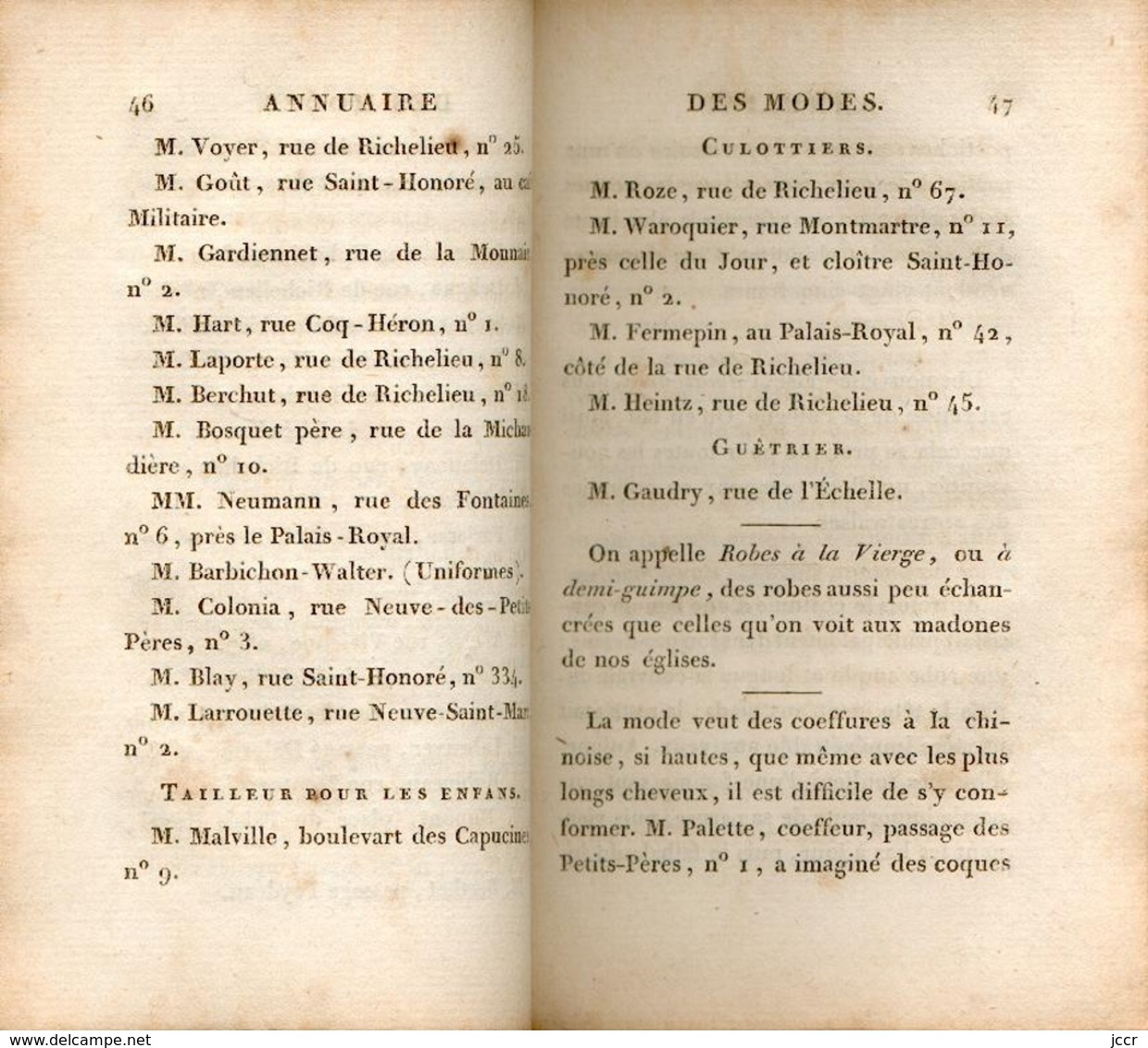 Annuaire des Modes de Paris - Orné de douze gravures - Première Année - 1814