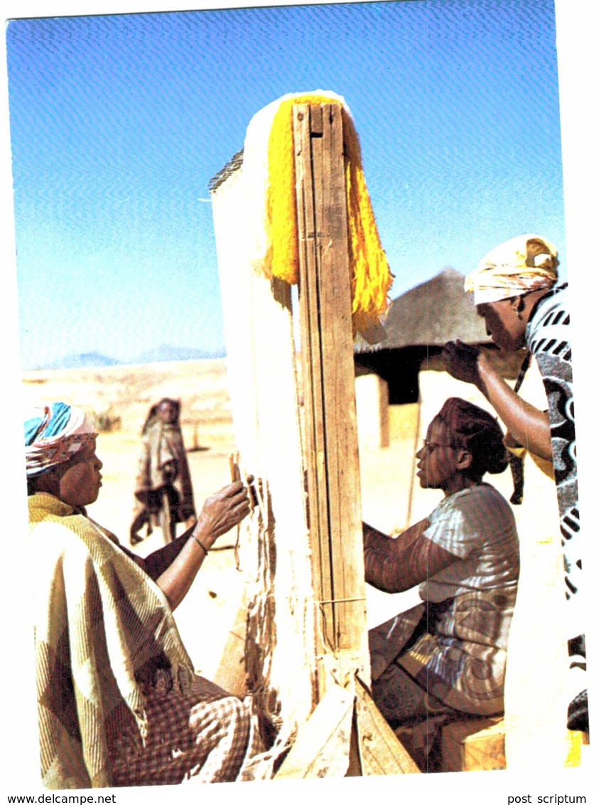 Afrique  - Lesotho Tisserandes - Métier à Tisser - Lesotho