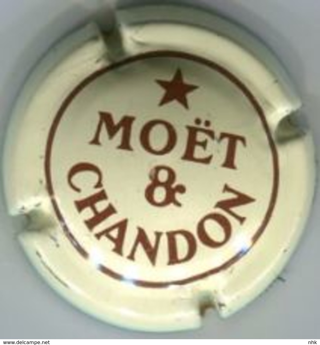 CAPSULE-CHAMPAGNE MOET & CHANDON N°159 -crème & Marron - Moet Et Chandon