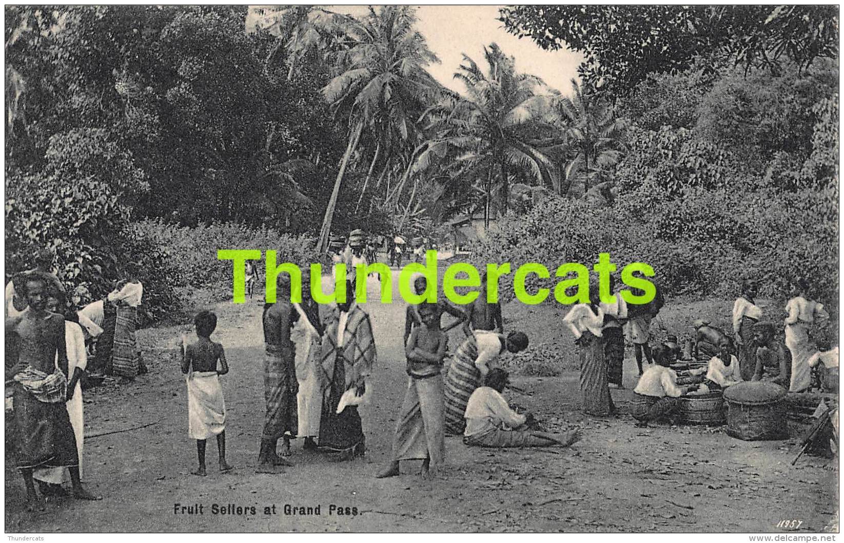 CPA SRI LANKA CEYLON CEYLAN FRUIT SELLERS AT GRAND PASS - Sri Lanka (Ceylon)