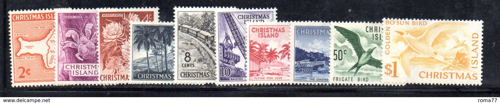 T1884 - CHRISTMAS ISLANDS 1963 , Yvert N.  11/20  *** - Christmas Island