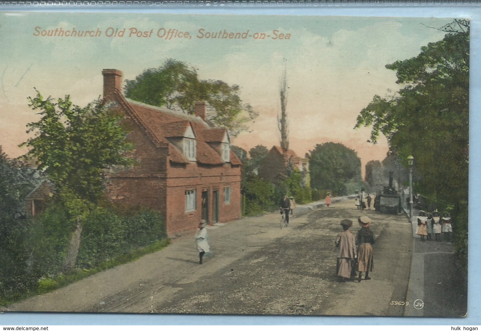 THE OLD POST OFFICE, SOUTHCHURCH Posted 1910 [Ref.086] - Southend, Westcliff & Leigh