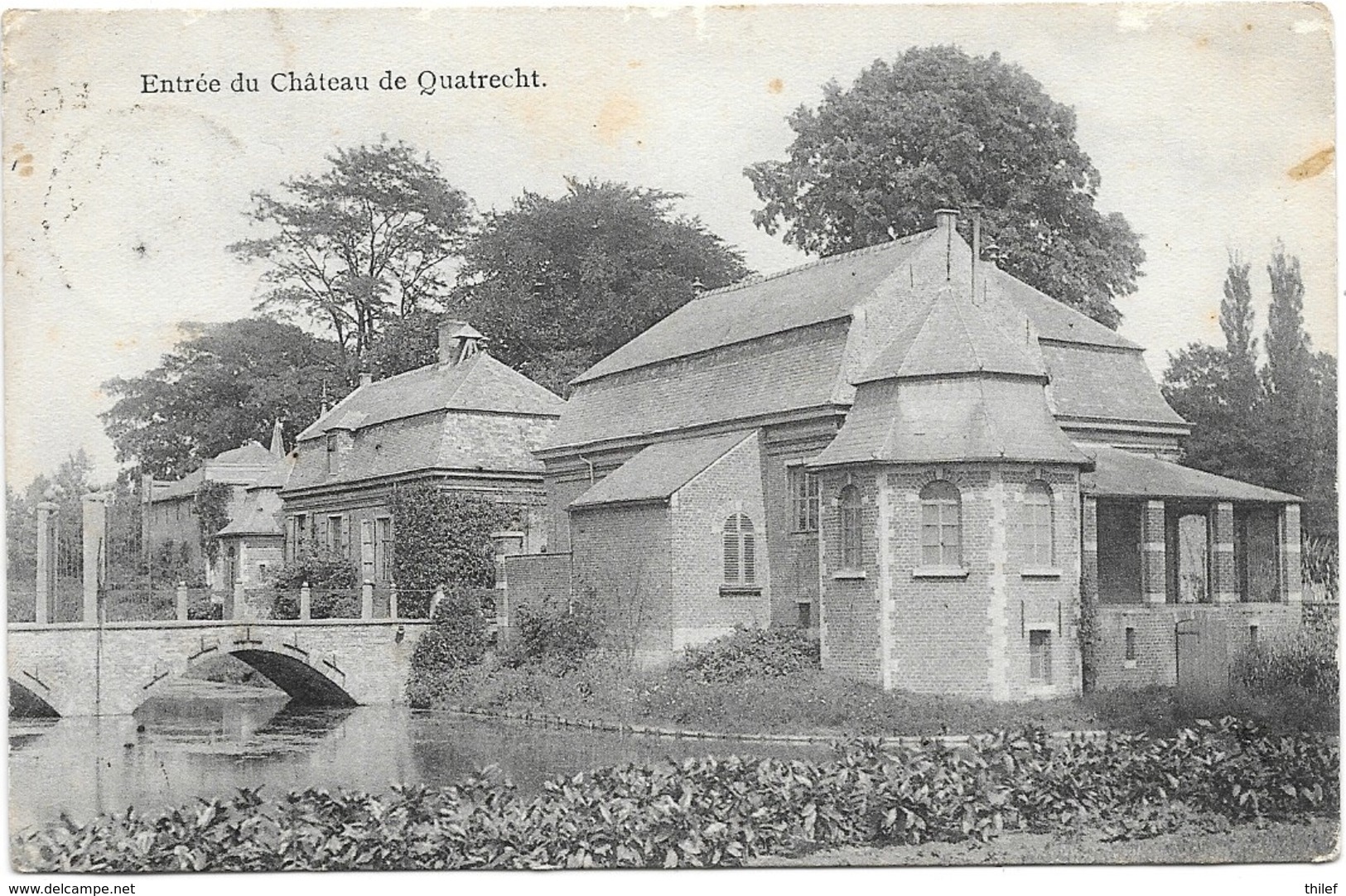 Quatrecht NA1: Entrée Du Château 1912 - Melle