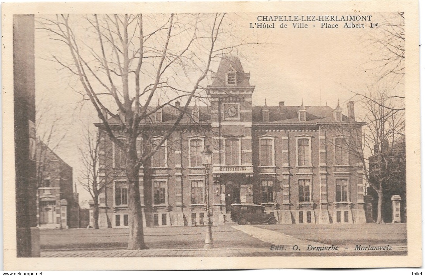 Chapelle-lez-Herlaimont NA13: L'Hôtel De Ville. Place Albert 1er - Chapelle-lez-Herlaimont