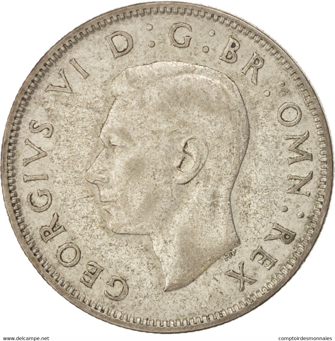Monnaie, Grande-Bretagne, George VI, Florin, Two Shillings, 1942, TTB, Argent - J. 1 Florin / 2 Schillings