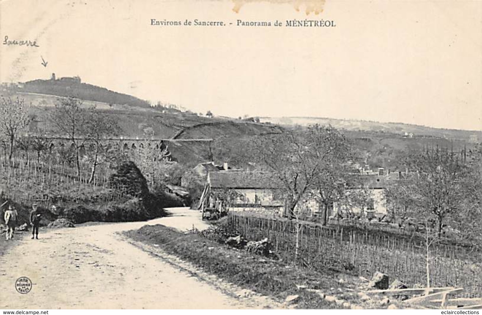 Ménétréol Sous Sancerre       18     Panorama    (voir Scan) - Autres & Non Classés