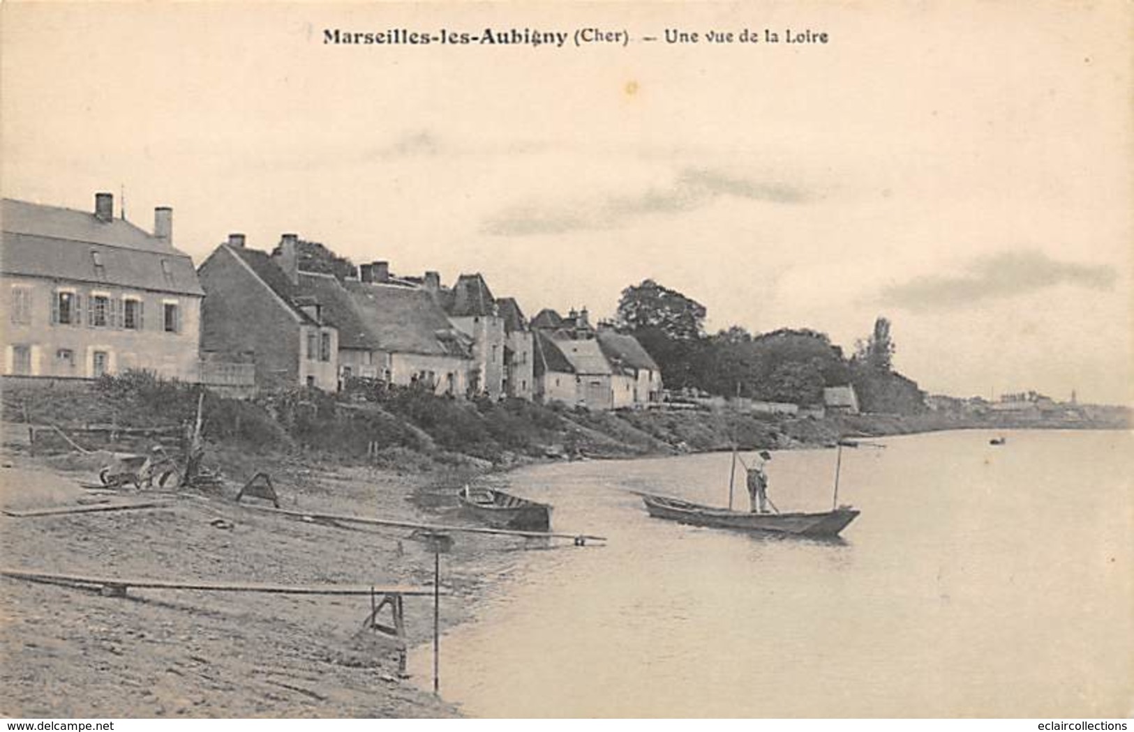 Marseilles Les Aubigny        18      Une Vue De La Loire     (voir Scan) - Sonstige & Ohne Zuordnung