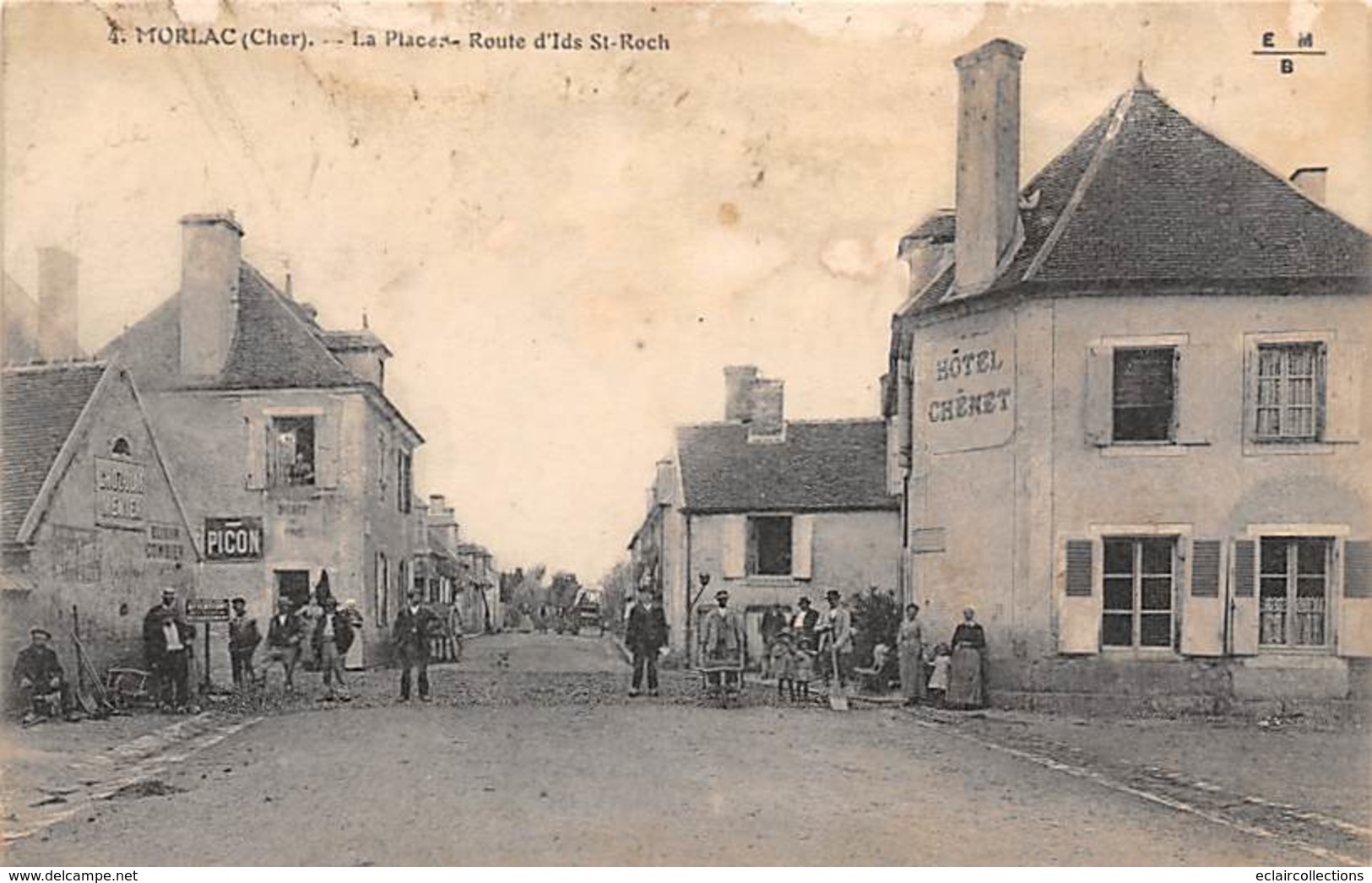 Morlac       18      La Place Route D'Ids St Roch  (voir Scan) - Sonstige & Ohne Zuordnung