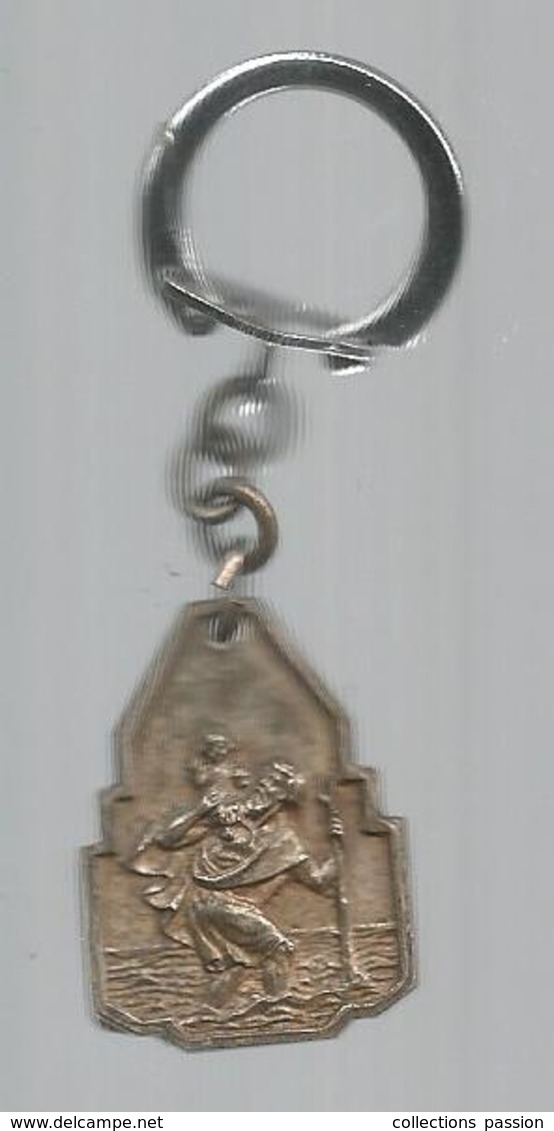 Porte Clefs, Clés , LOURDES , SAINT CHRISTOPHE , Blason , 2 Scans ,  Frais Fr 1.95 E - Portachiavi