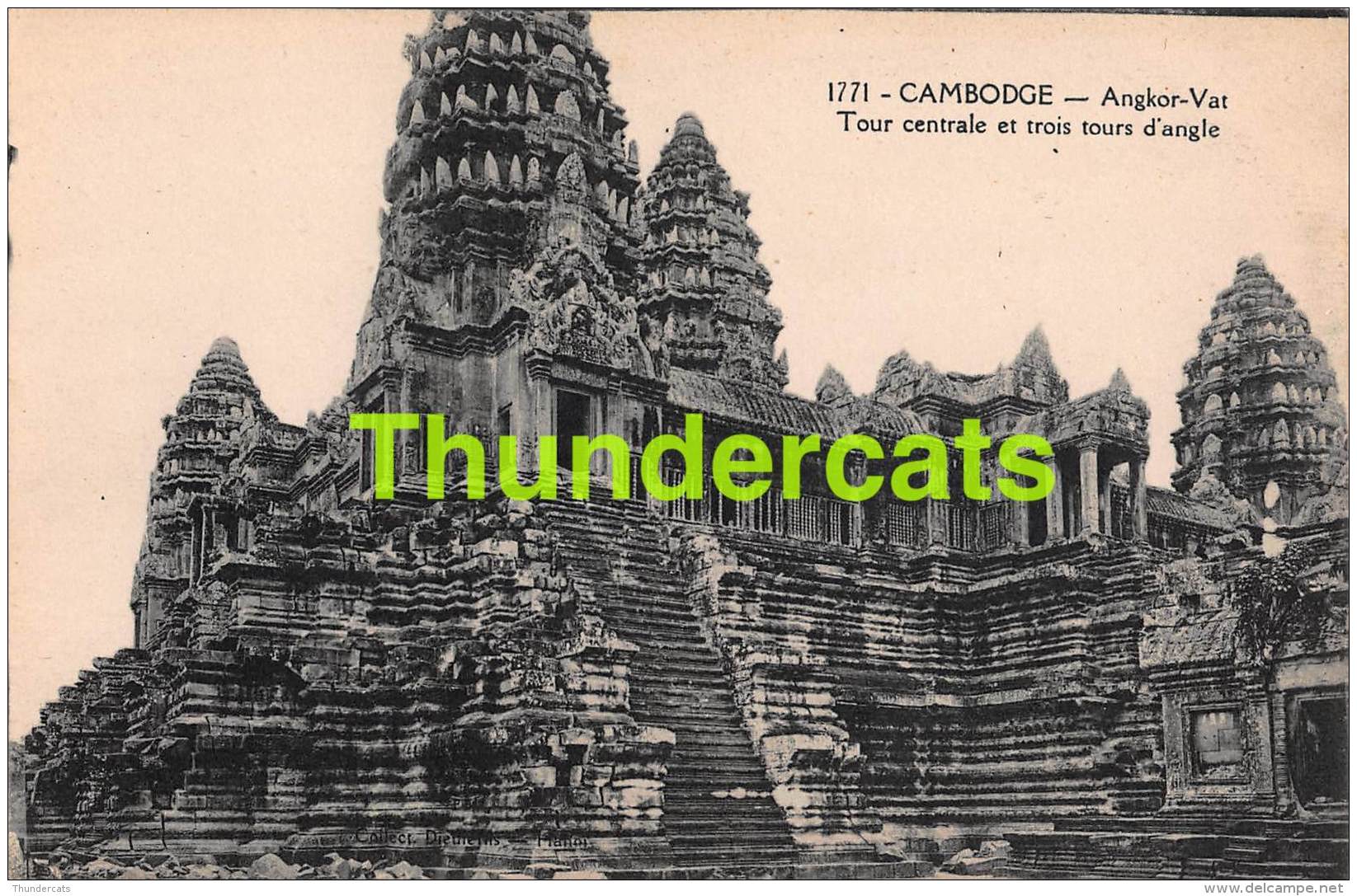 CPA CAMBODGE ANGKOR VAT TOUR CENTRALE ET TROIS TOURS D'ANGLE - Cambodja