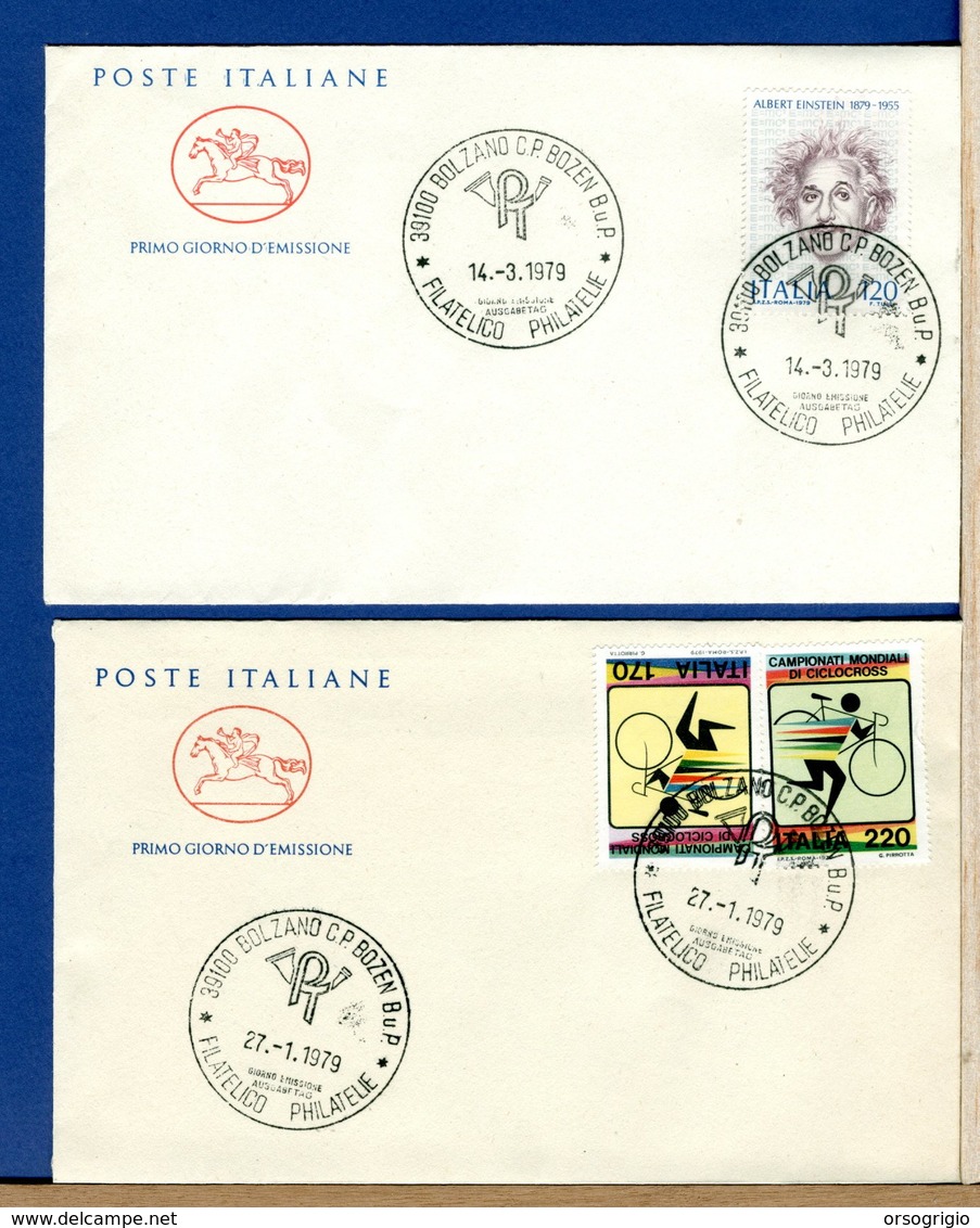 ITALIA - FDC CAVALLINO 1979 -  EINSTEIN - CICLOCROSS - FDC