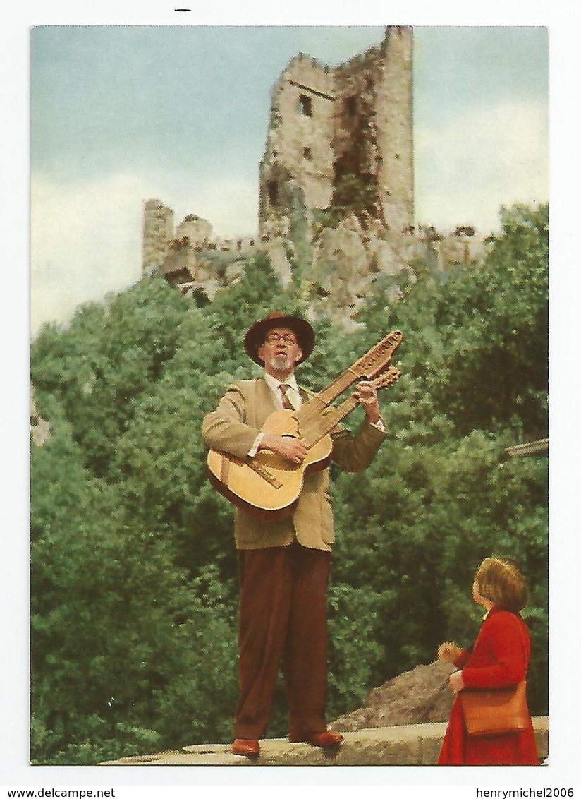 Allemagne Germany  - Le Chanteur Guitare Du Drachenfels - Konigswinter Am Rhein - Königswinter