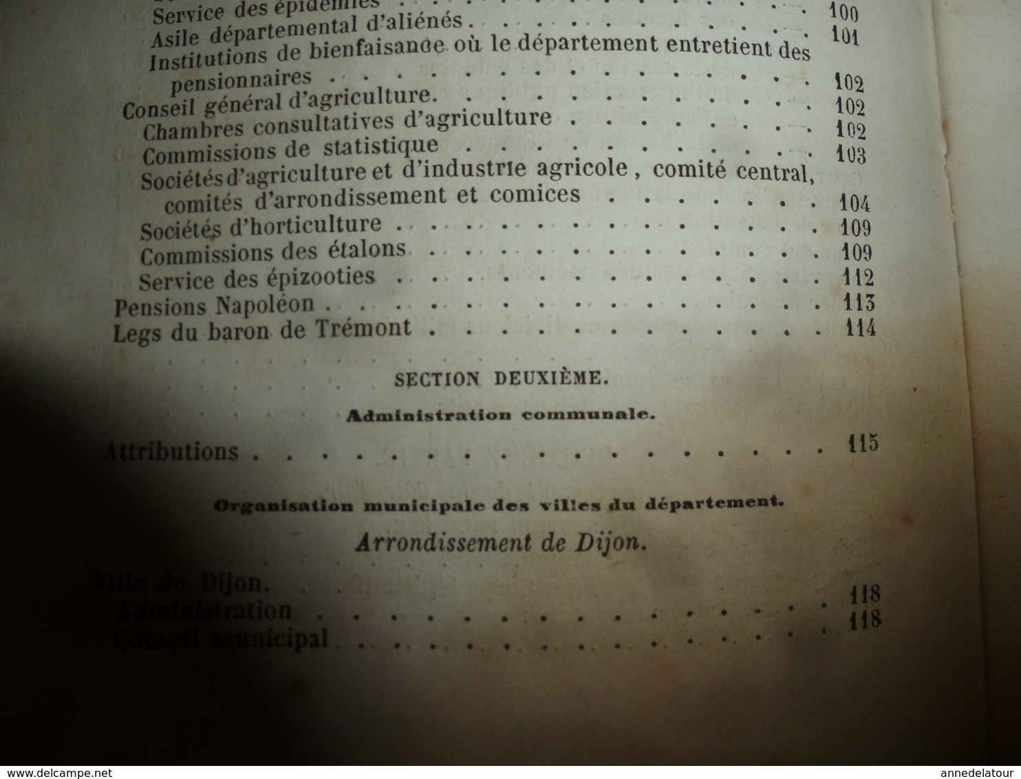 1867 Ce qui advint de l'intimité d'une grande dame avec la maitresse des étuves à Dijon;ANNUAIRE Départ. Côte d'Or;etc