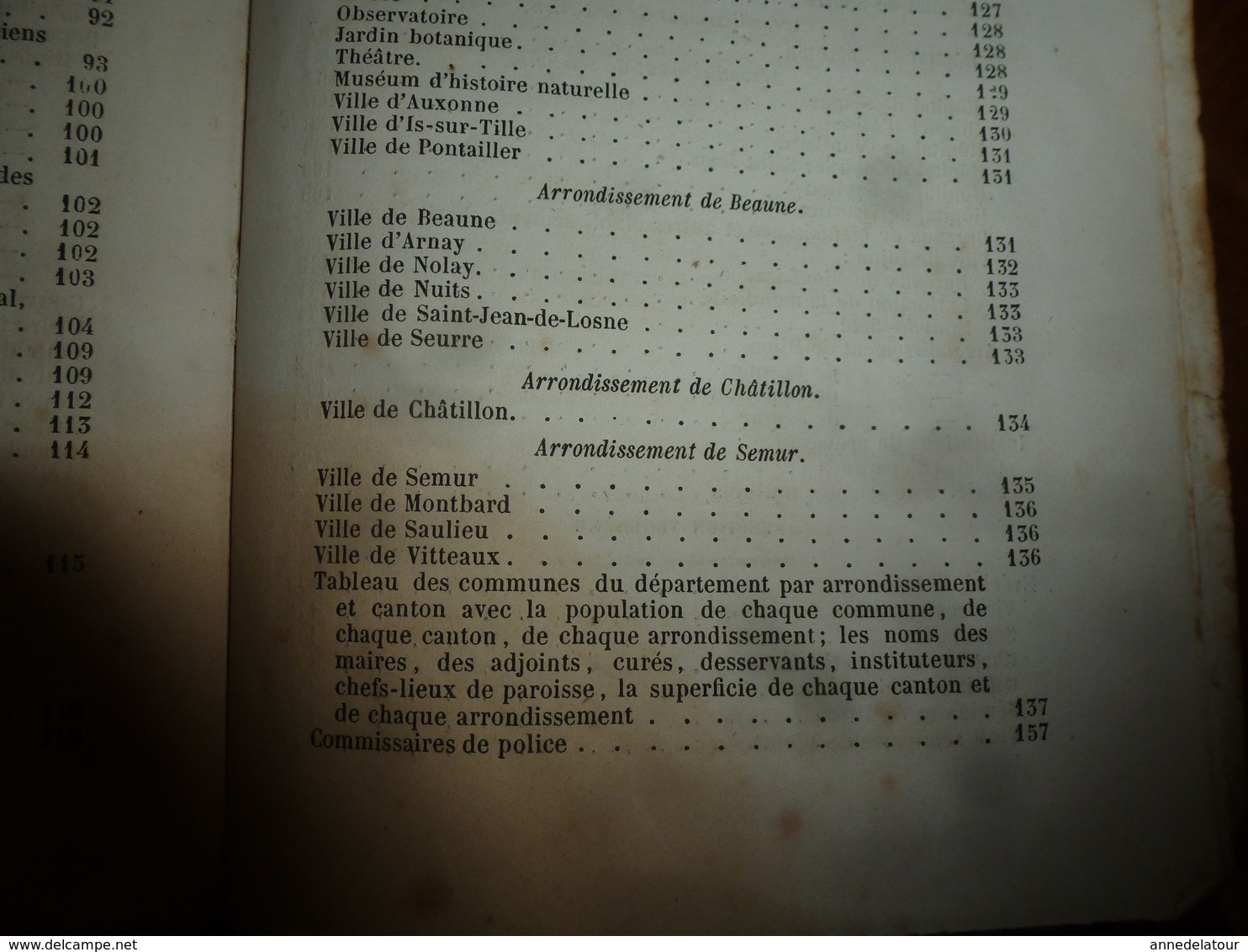 1867 Ce qui advint de l'intimité d'une grande dame avec la maitresse des étuves à Dijon;ANNUAIRE Départ. Côte d'Or;etc