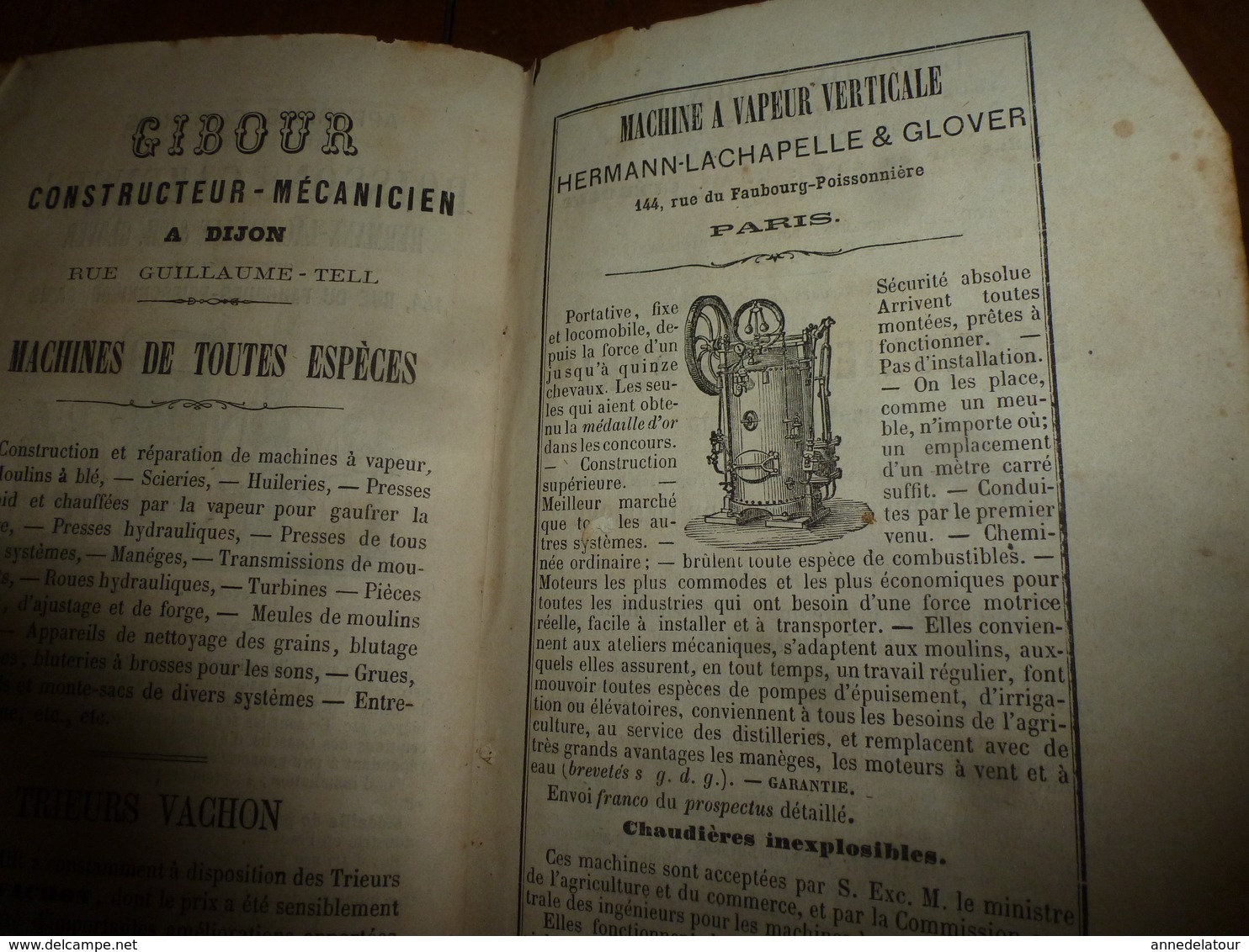 1867 Ce qui advint de l'intimité d'une grande dame avec la maitresse des étuves à Dijon;ANNUAIRE Départ. Côte d'Or;etc