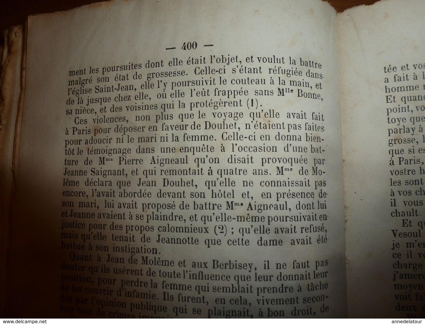 1867 Ce qui advint de l'intimité d'une grande dame avec la maitresse des étuves à Dijon;ANNUAIRE Départ. Côte d'Or;etc