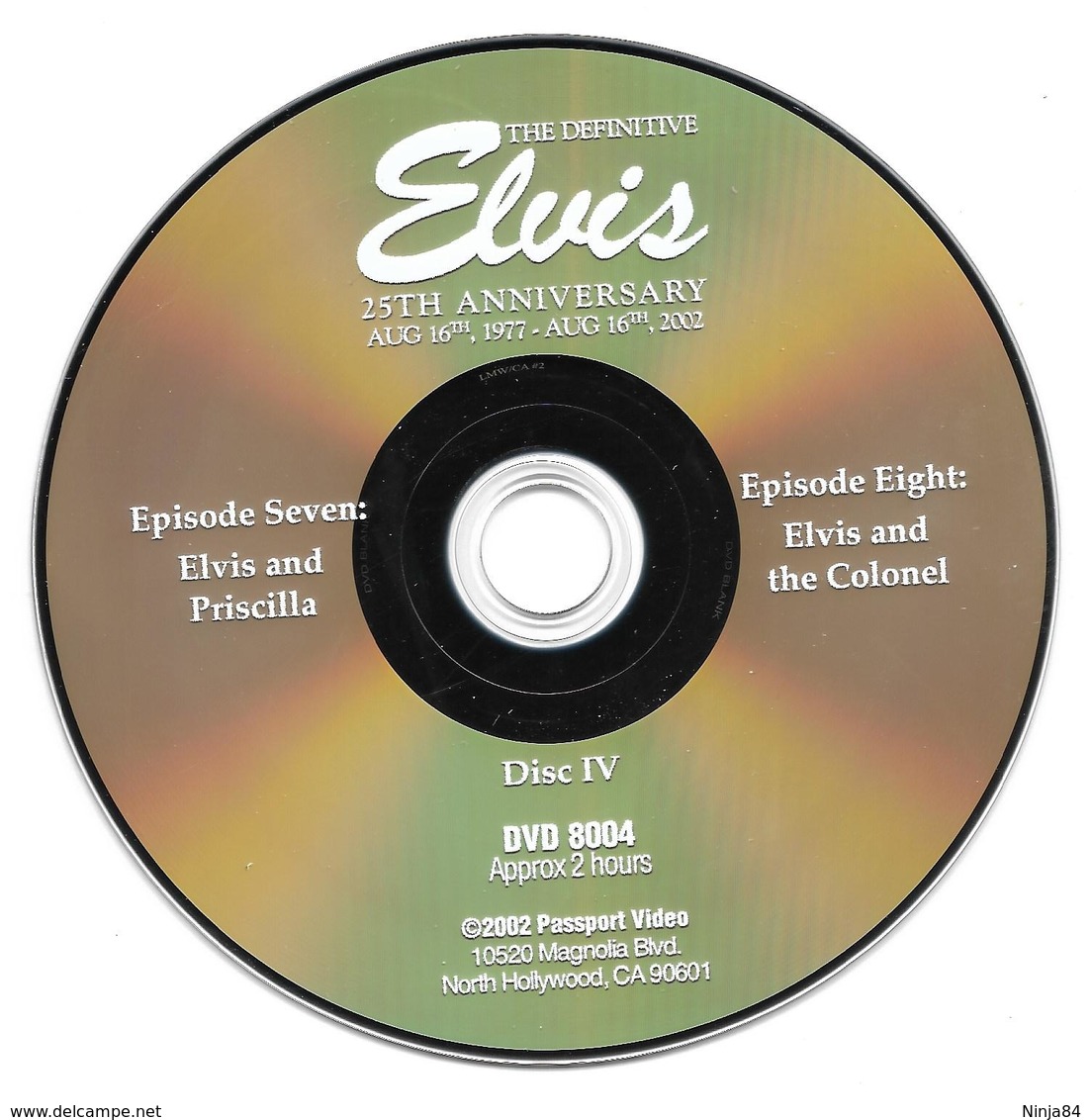 D-V-D  Elvis Presley  "  Elvis 25 ème Anniversary  " - DVD Musicaux