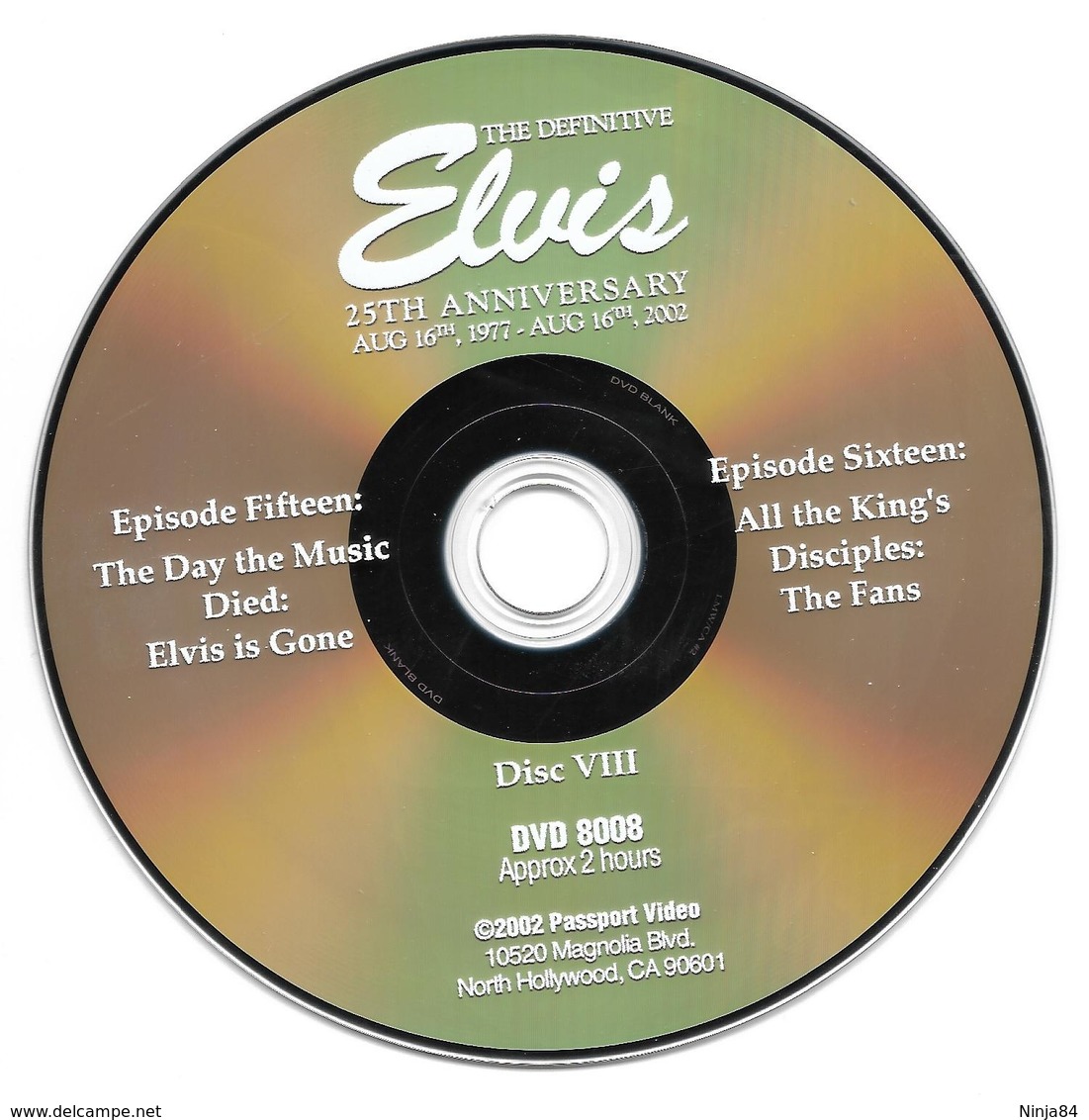 D-V-D  Elvis Presley  "  Elvis 25 ème Anniversary  " - Musik-DVD's