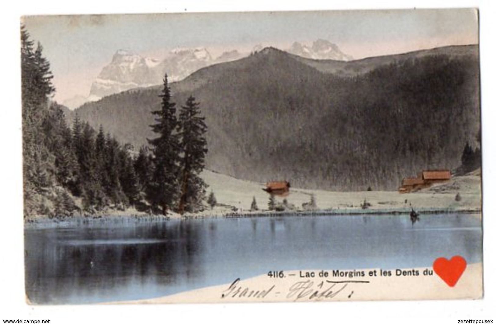 35571-ZE-SUISSE-Canton De Vaud-Lac De Morgins Et Les Dents Du Midi - Autres & Non Classés