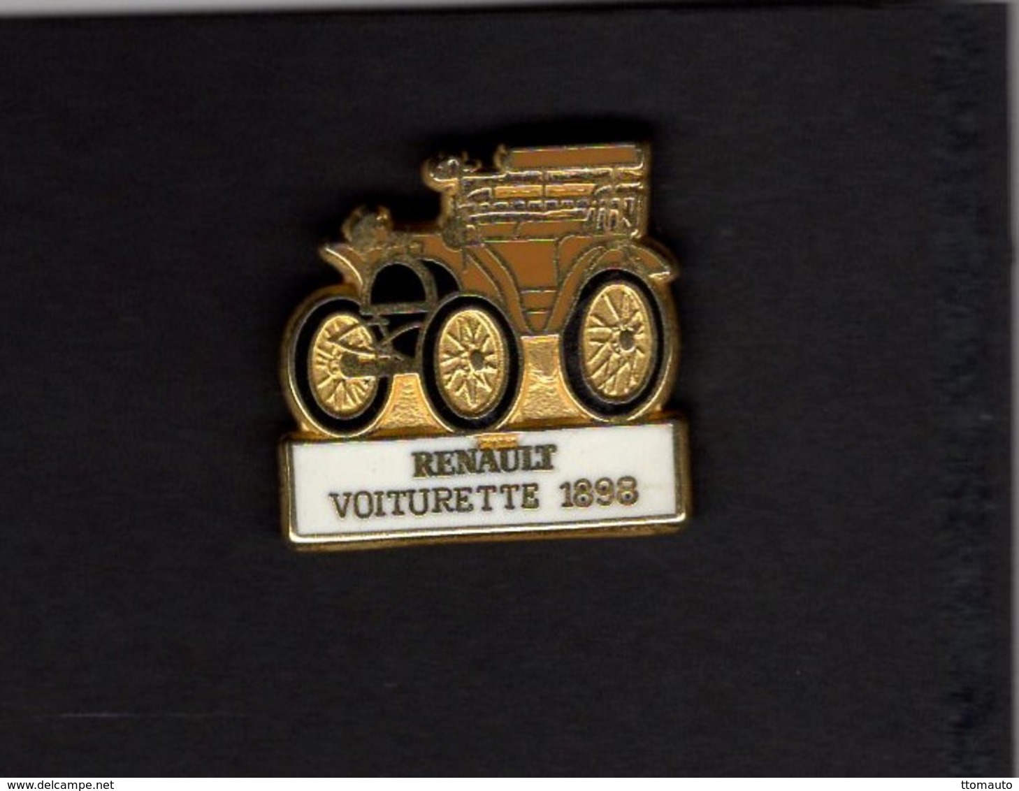 Les Pin's Par Renault  -  Renault Voiturette    -  1898 - Renault