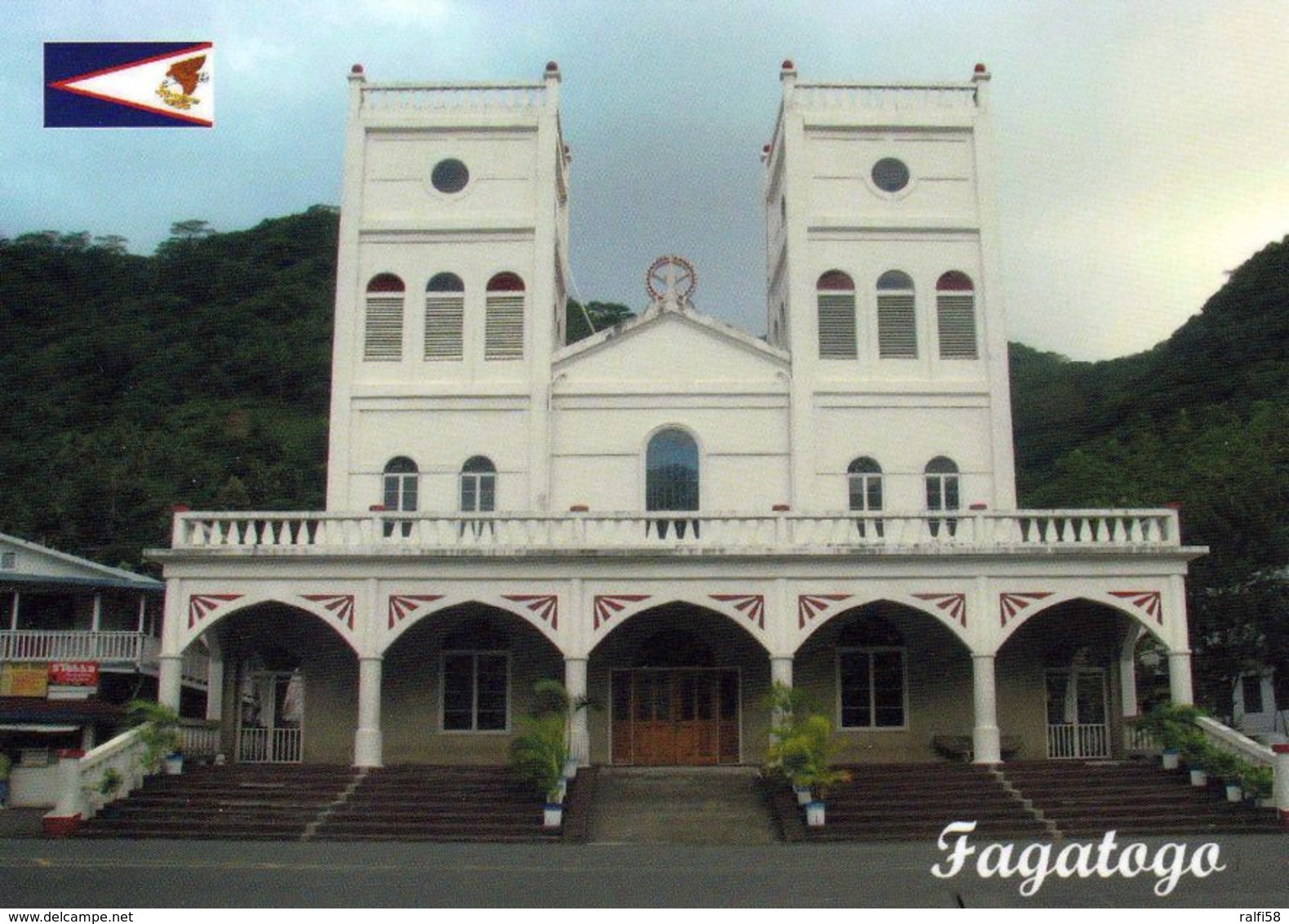 1 AK Amerikanisch Samoa * Kirche In Dem Ort Fagatogo Auf Der Insel Tutuila - Hauptinsel Von Amerikanisch-Samoa - Amerikanisch Samoa