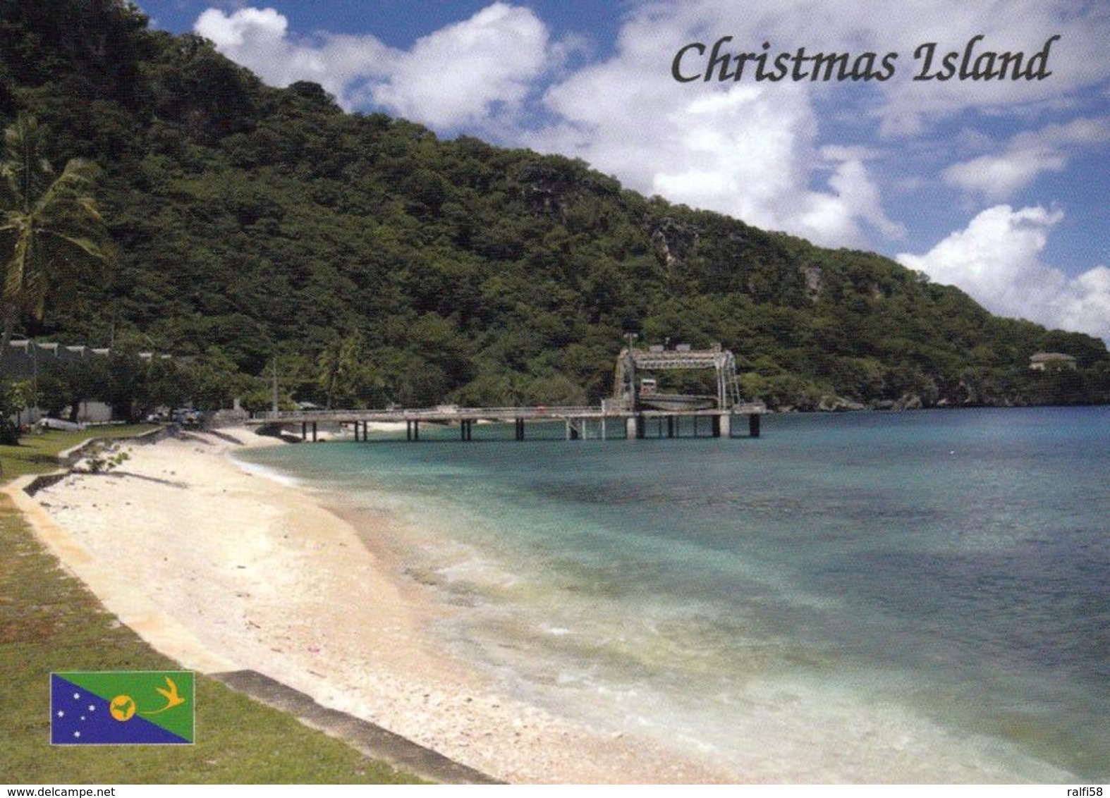 1 AK Christmas Island * Ansicht Dieser Insel Im Indischen Ozean - Die Insel Gehört Zu Australien * - Christmas Island