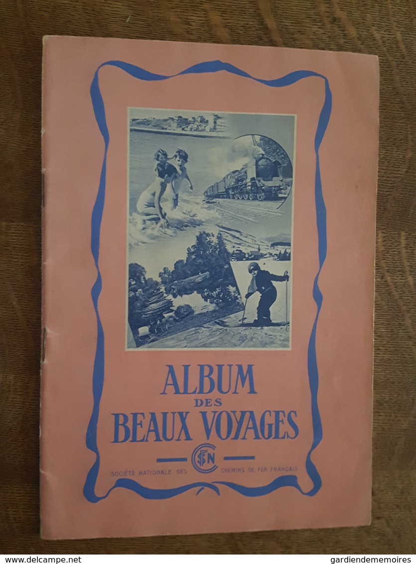 Album Avec 49 Vignettes SNCF - Flandre, Artois, Picardie, Champagne, Vosges, Alsace, Angoumois, Poitou, Saintonge, Alpes - Tourism (Labels)