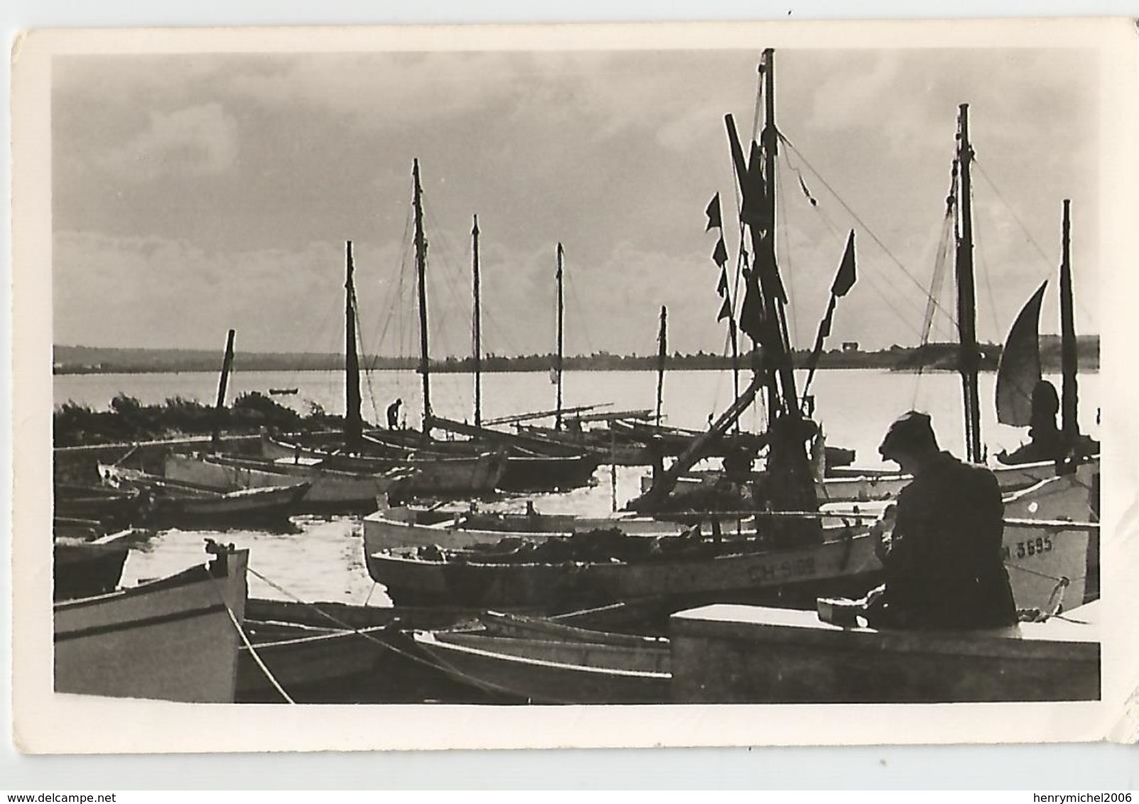 50 Manche Carteret Le Joyau Du Cotentin Le Nouveau Port Vu A Contre Jour - Carteret