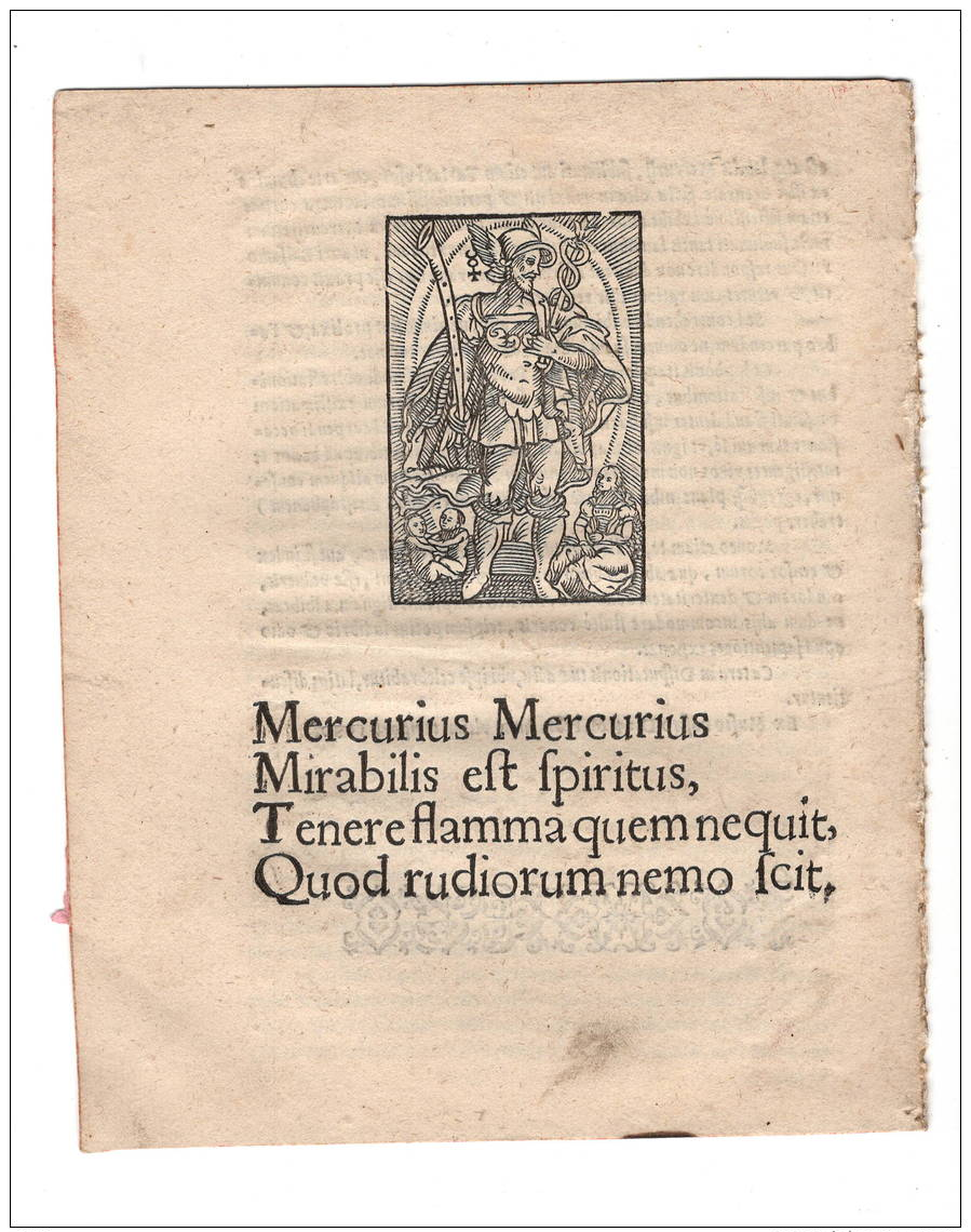 Bartholomai Hubneri Ou Bartholomae Hubnero 8 Pages D'un Livre à Situer. Texte En Latin 1580  8 Pages - Documents Historiques